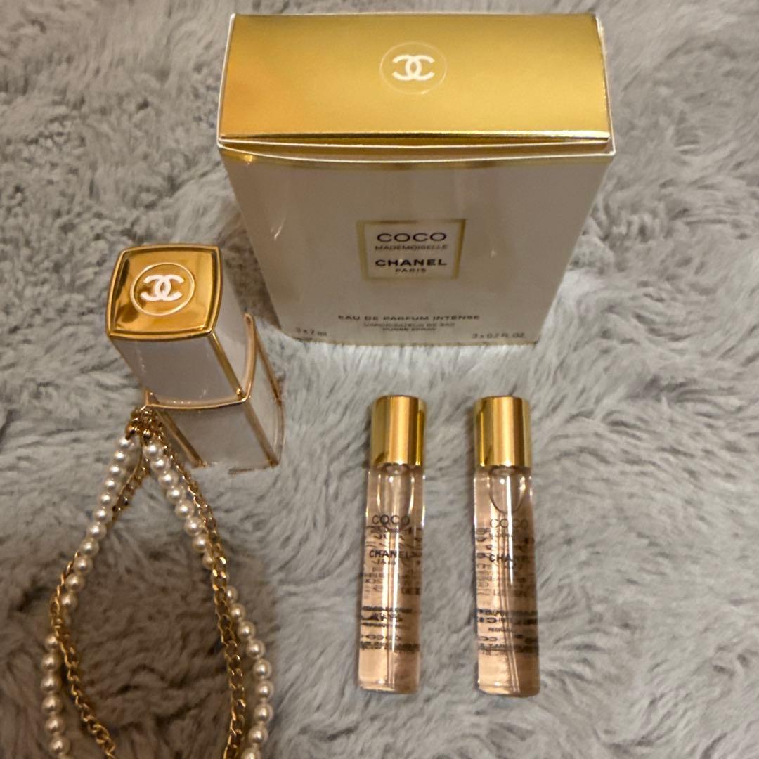 CHANEL COCO 香水セット 3本 パールネックレス付き