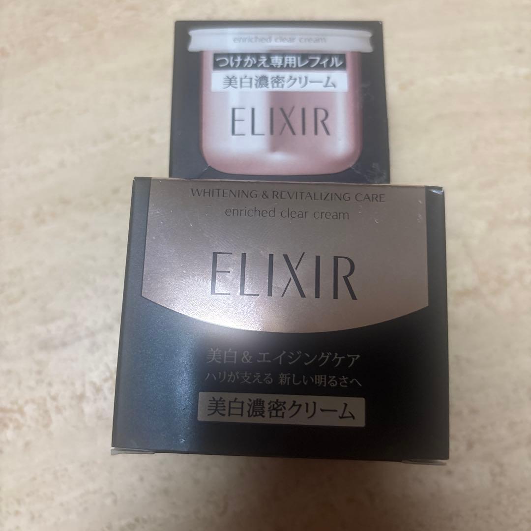 ELIXIR 美白濃密クリーム 45g つけかえ専用レフィル