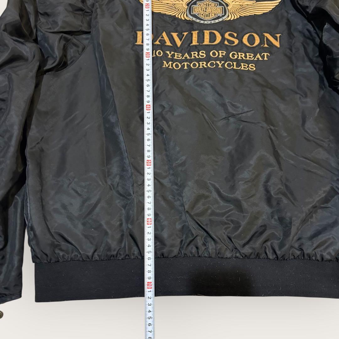 希少 110th《Harley-Davidson》ナイロンジャケット(XXL)黒