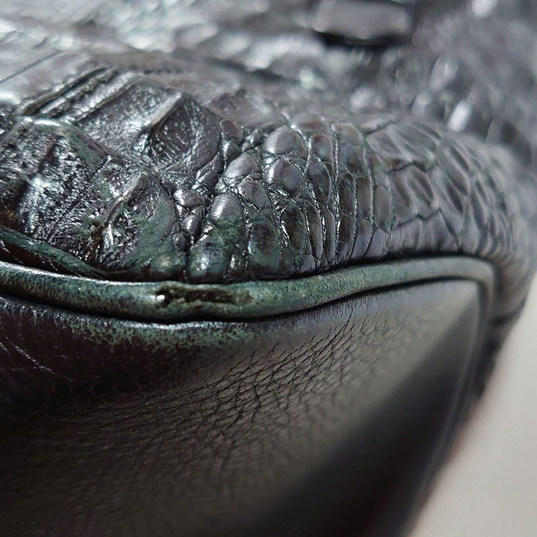 トートバック　ワニ皮