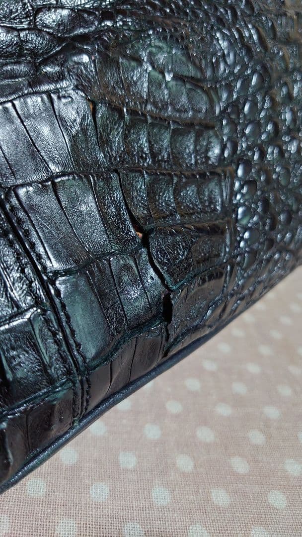 トートバック　ワニ皮