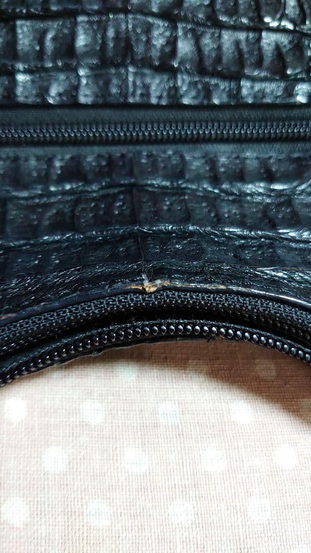 トートバック　ワニ皮