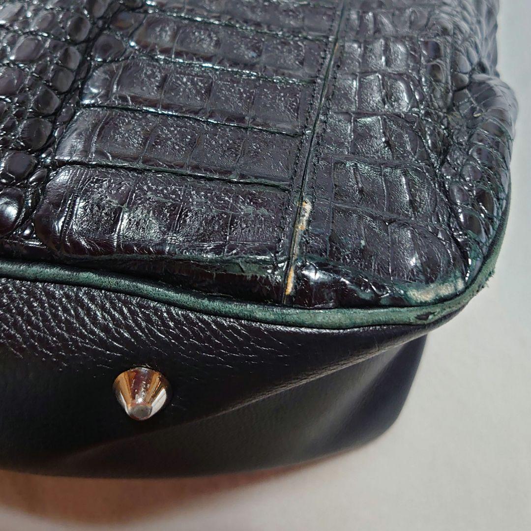 トートバック　ワニ皮