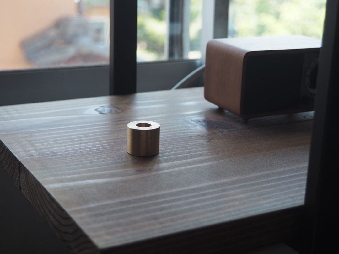 みずかけな　16本　真鍮製 ペン立て 一本用 インテリア 穴径太め