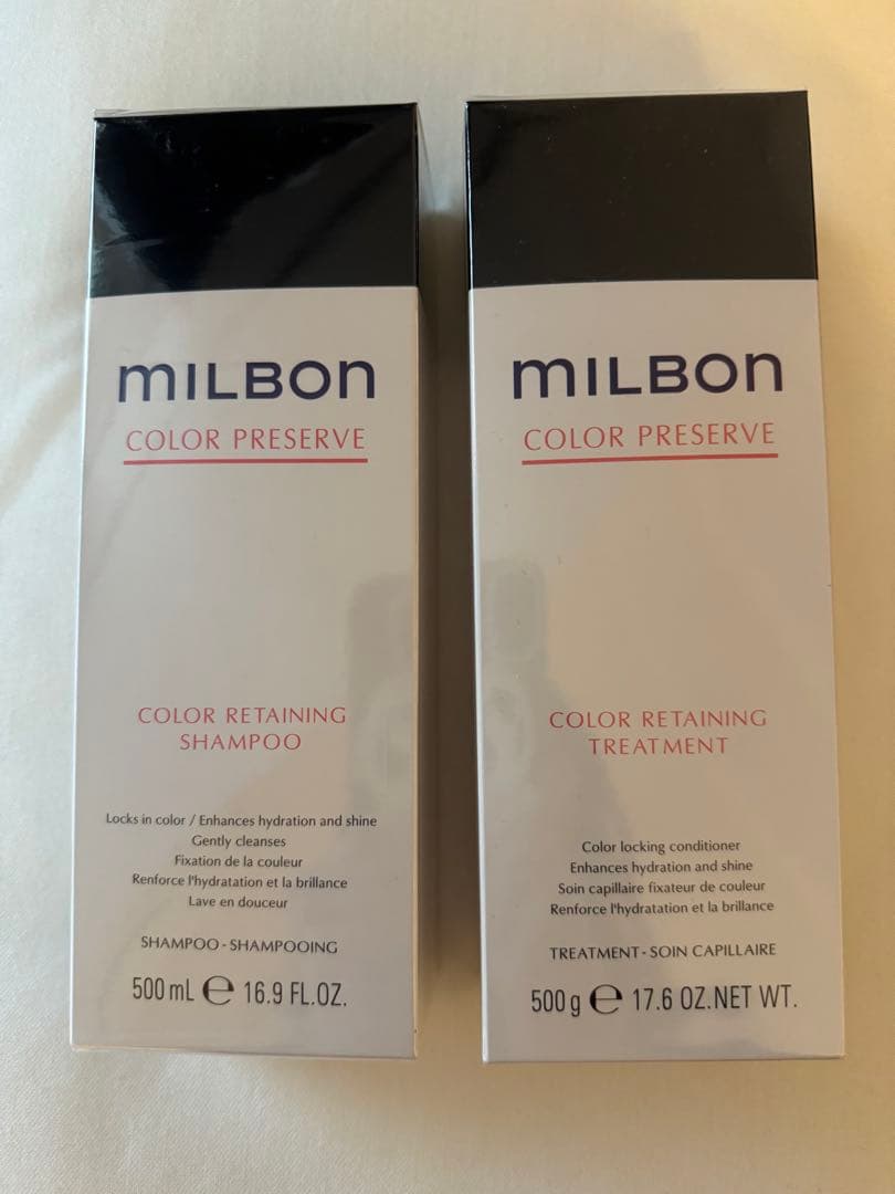 MILBON COLOR PRESERVE シャンプー トリートメント セット