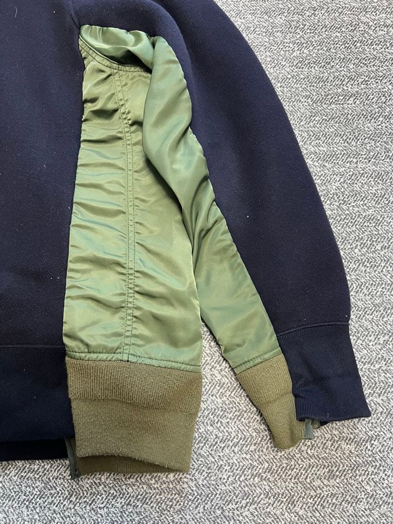 sacai Sponge Sweat MA-1 Pullover スウェット 3