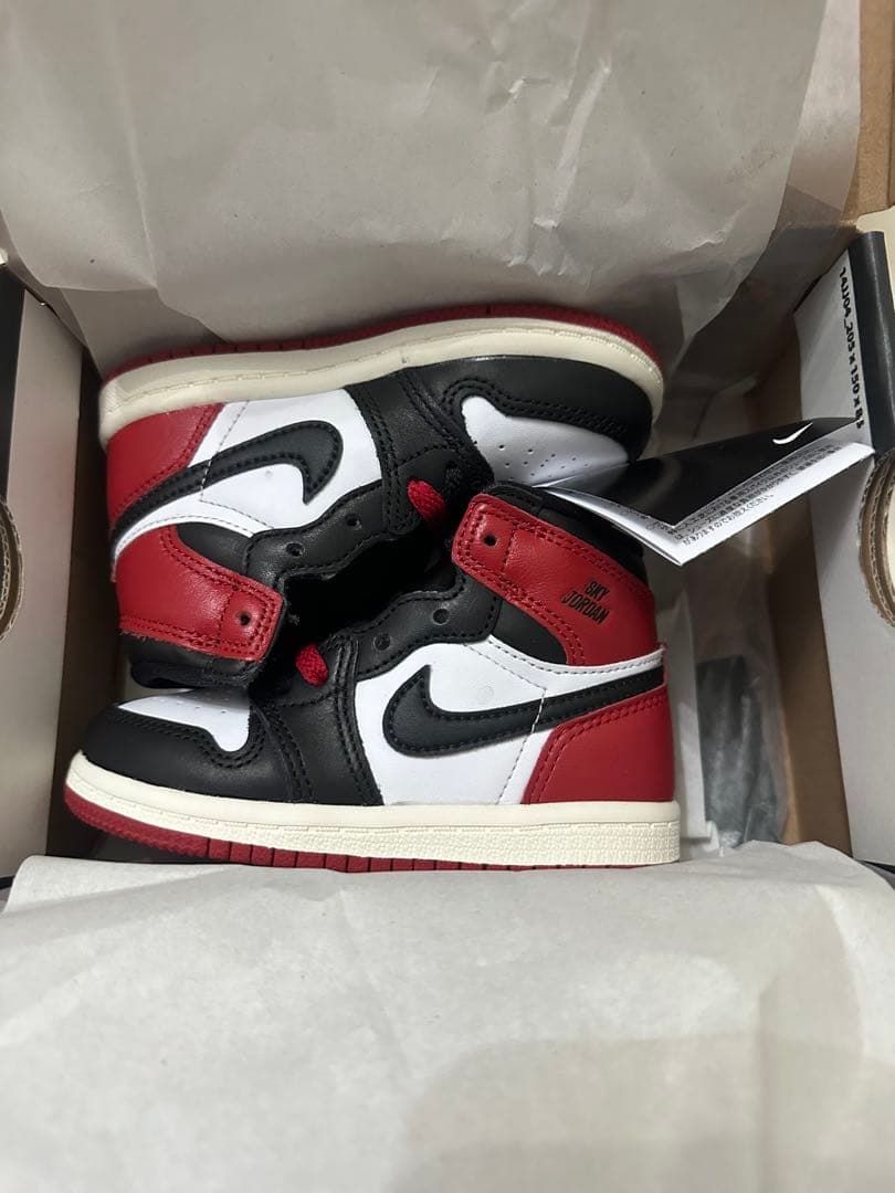 Air Jordan1 Retro High OG Black Toe つま黒