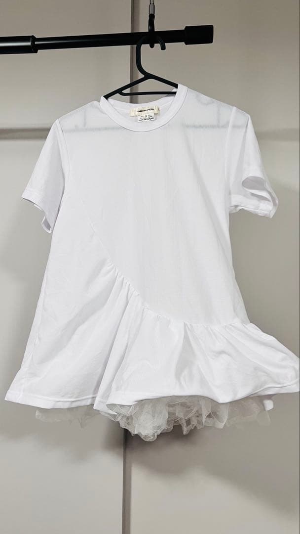 commedegarcons チュール付Tシャツ　S 美品