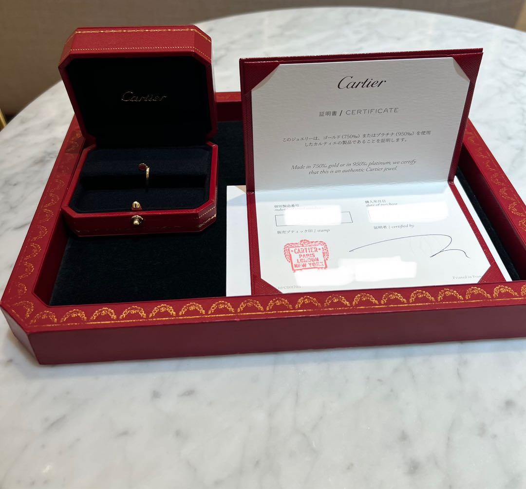 Cartier カルティエ ジュストアンクル シングルピアス ゴールド YG片耳