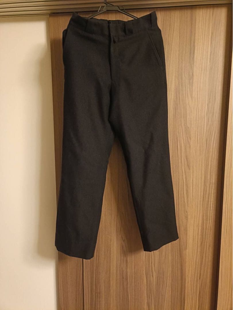 COMOLI ウールサージパンツ　コモリ