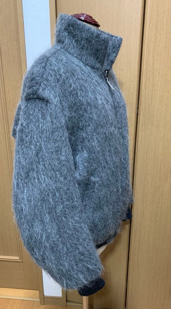 値下げ中！CHIEKO+ shaggy blouson 36 grey ブルゾン