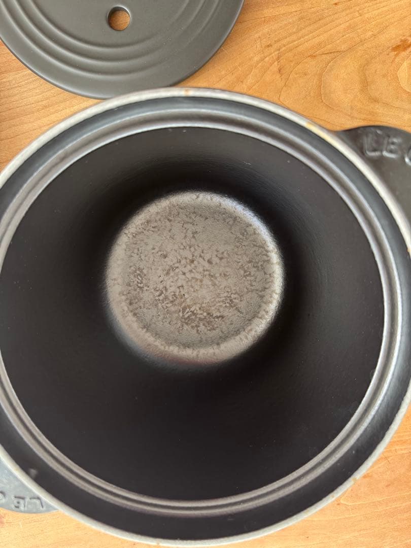 LE CREUSET ブラック 両手鍋 20cm