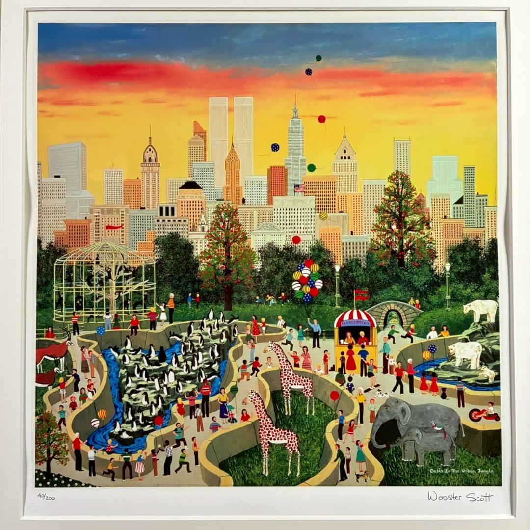 【最終値下げ】美品 ジェーン・ウースター・スコット「都会のオアシス」保証書有