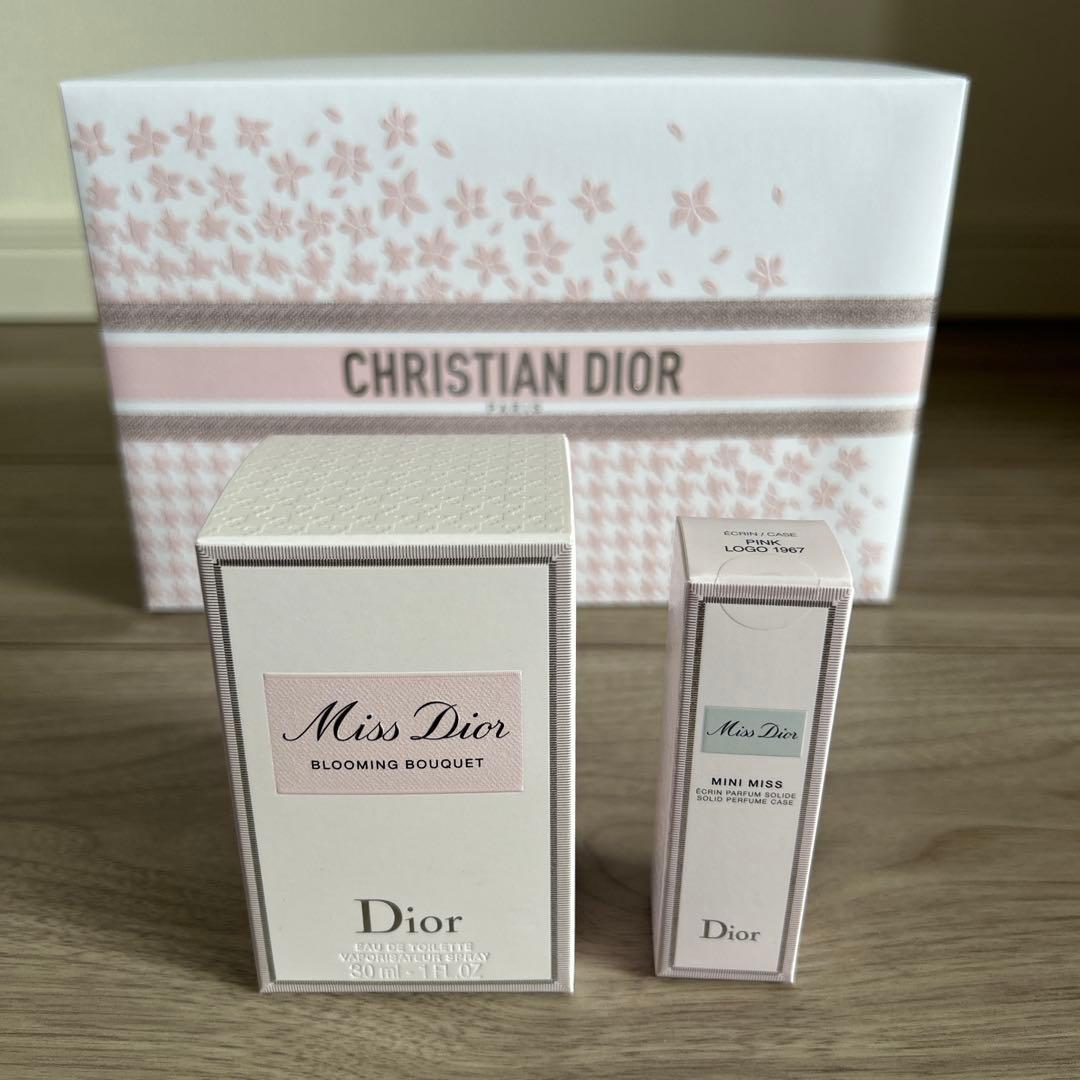 ミスディオール　プールミングブーケスプレー/ミニミスケースセット　新品　未使用品