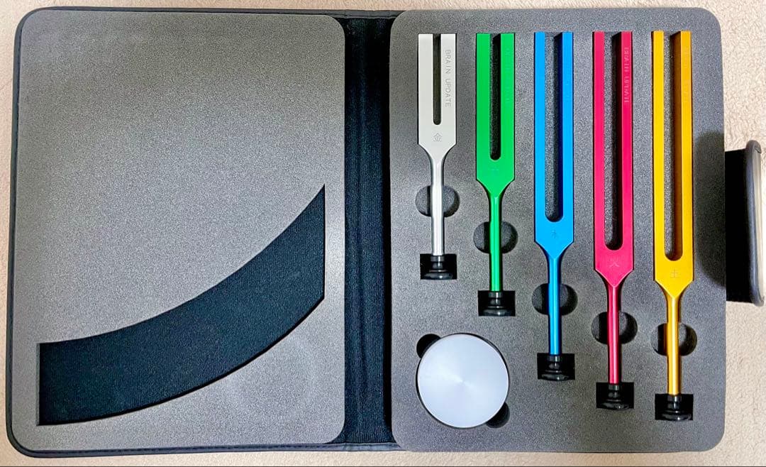 心と体の調律に｜ブレインアップデート五行音叉セットテキスト付&潜在意識CD2枚付