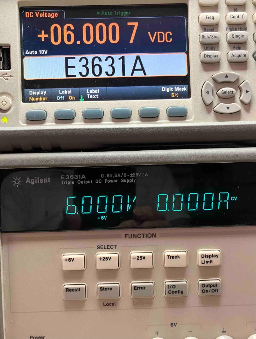 Agilent E3631 +/-25V/1A 6V/5A 正常動作品