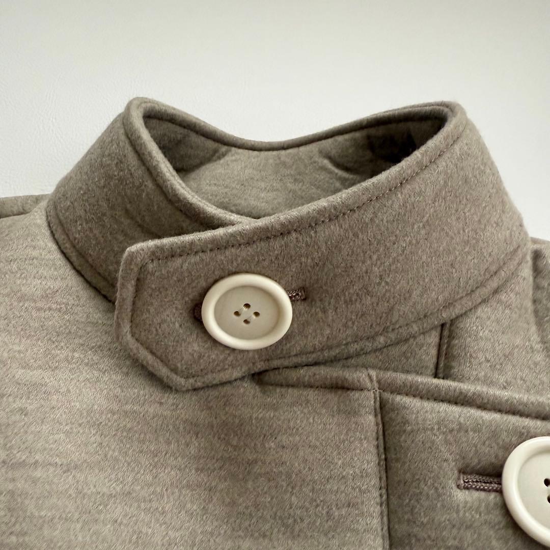 美品✨2022AW エンフォルド　ウールボンディング ショートコート　ベージュ