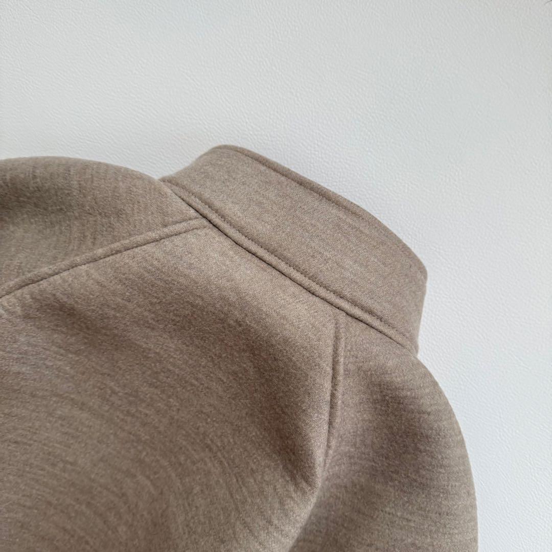 美品✨2022AW エンフォルド　ウールボンディング ショートコート　ベージュ