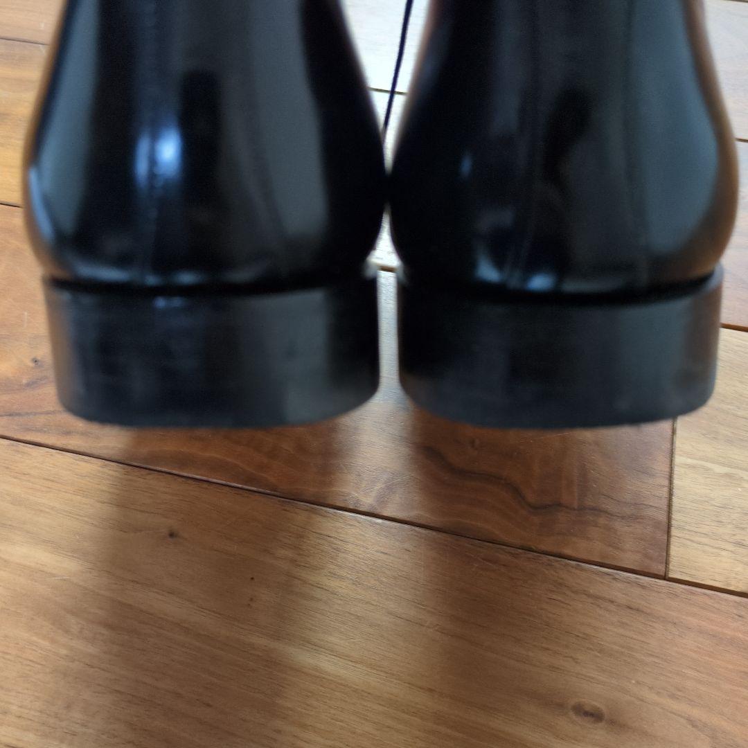 スコッチグレイン　トリノ　イルチアカーフ黒 レザー ドレスシューズ キャップトゥ