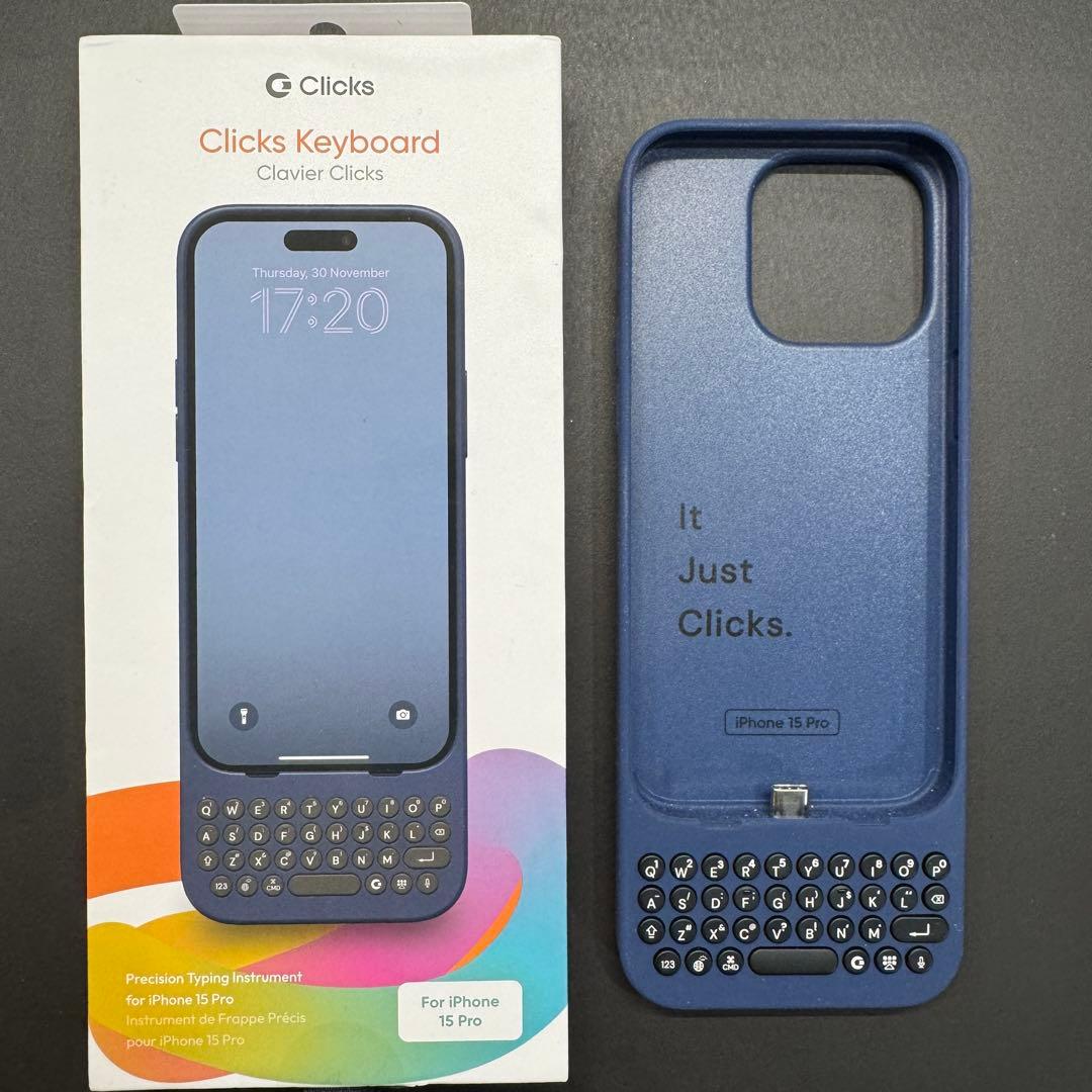 スマホアクセサリー Clicks Keyboard for iPhone 15 Pro