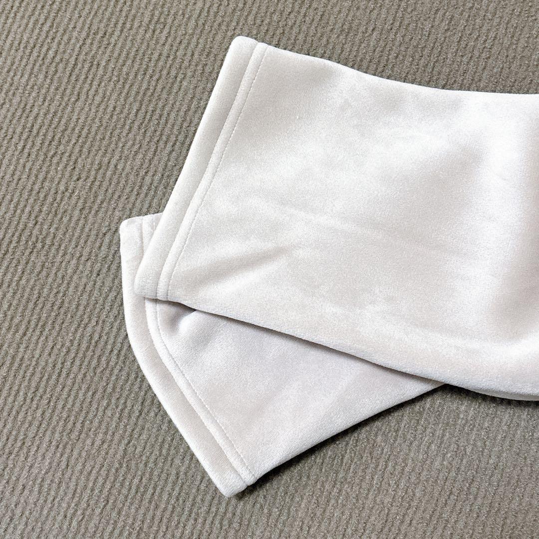 美品 24AW エムズグレイシー ベロア調パーカー ペプラム フレア リボン