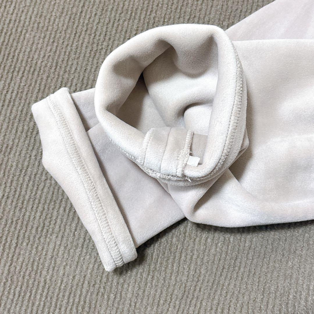 美品 24AW エムズグレイシー ベロア調パーカー ペプラム フレア リボン