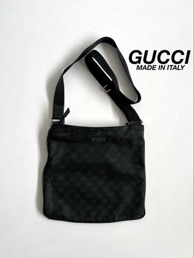 バッグ GUCCI GG PATTERN CANVAS ONE SHOULDER BAG