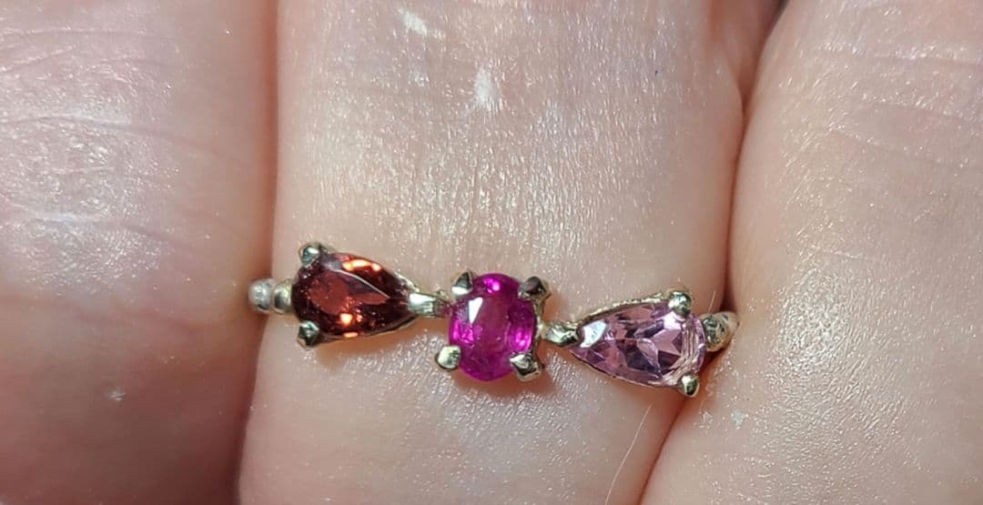 ユリィ可愛いピンク★スリランカ産スピネル★リング、ペンダントオーダー受付中
