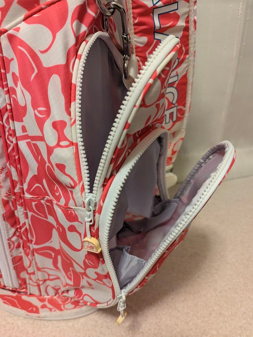 NEW BALANCE キャディバッグ ボストンテリア レディース 犬柄