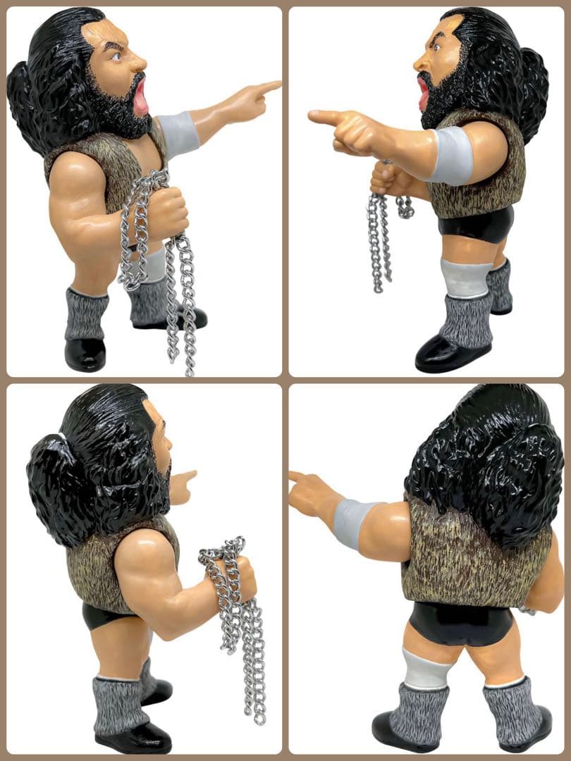 16dソフビコレクション★ ブルーザー・ブロディ チェーン付き 超獣 HAO