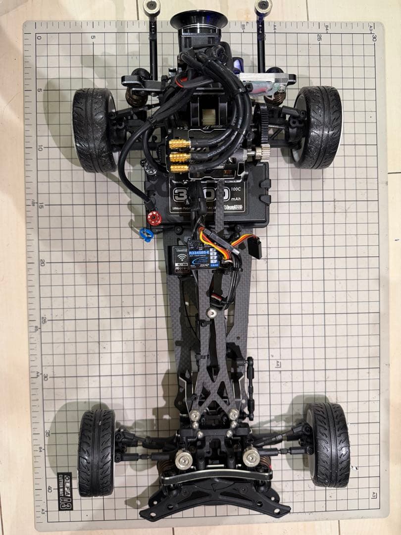 ラジドリフルセット ヨコモSD3.0 Black フタバ4PM ケースおまけ付き