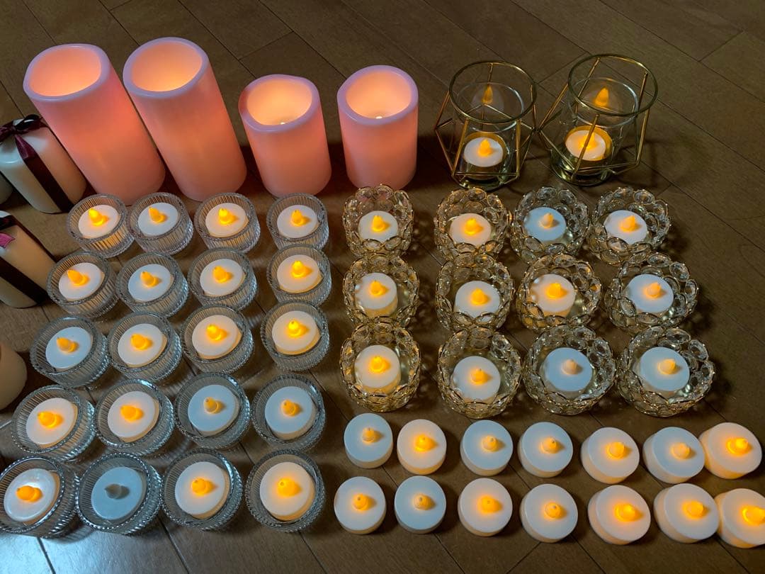 【美品】ろうそく キャンドル 結婚式 披露宴 ウェディング まとめ売り