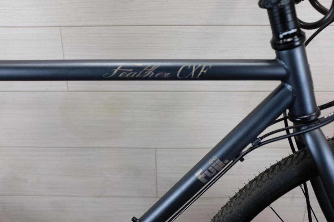 ★良品Fuji FEATHER　CXF クロモリ 16速 540mm クロス