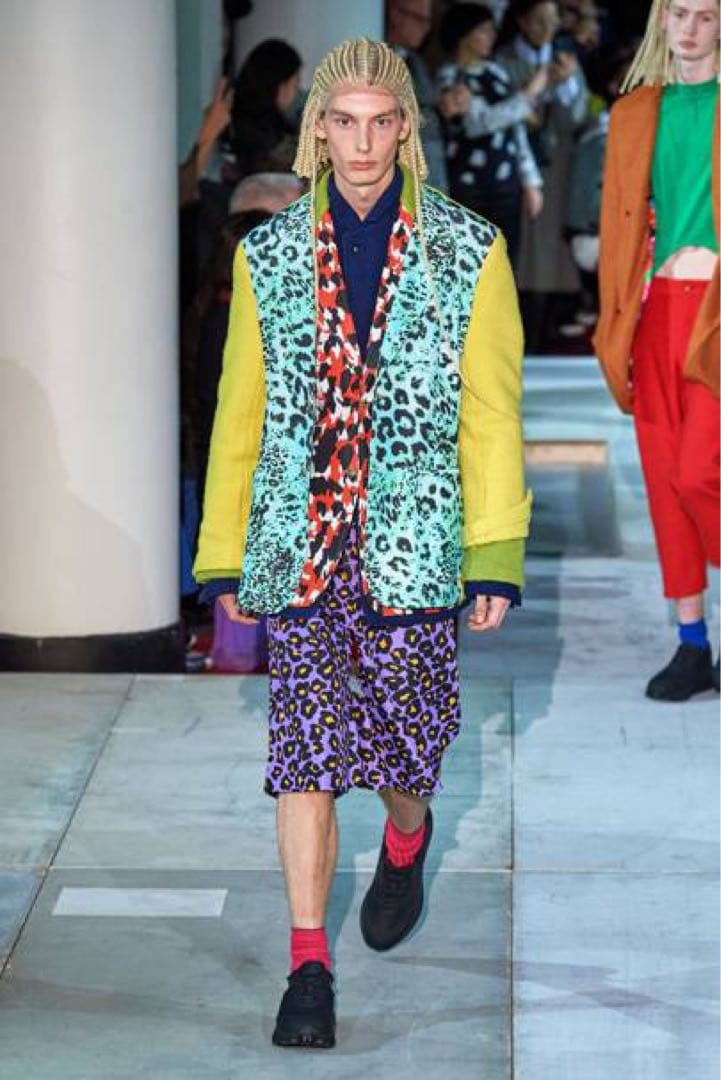 COMME des GAR CONS HOMME PLUS レオパード柄 XS