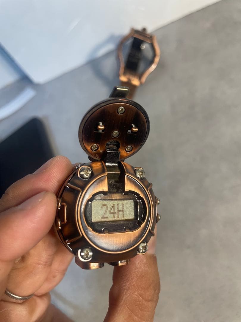 バンダイ　TOKIMA スチームヘッド　腕時計　当時物 変形ロボ　動作品