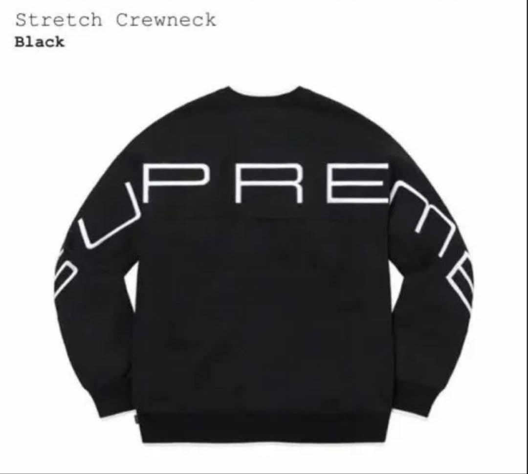 トップス 22ss Supreme Stretch Crewneck Black M