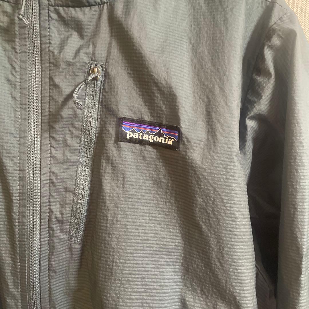 patagonia フード付きナイロンジャケット M グレー