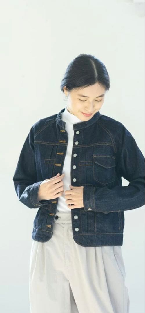 ✴︎スースースー コンフォート デニムジャケット サイズ38 未使用品✴︎