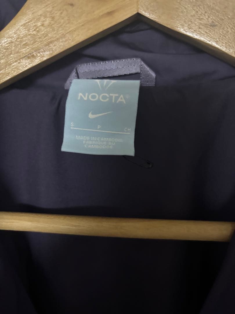 NIKE NOCTA ナイロンジャケット 紫 PURPLE IO着用