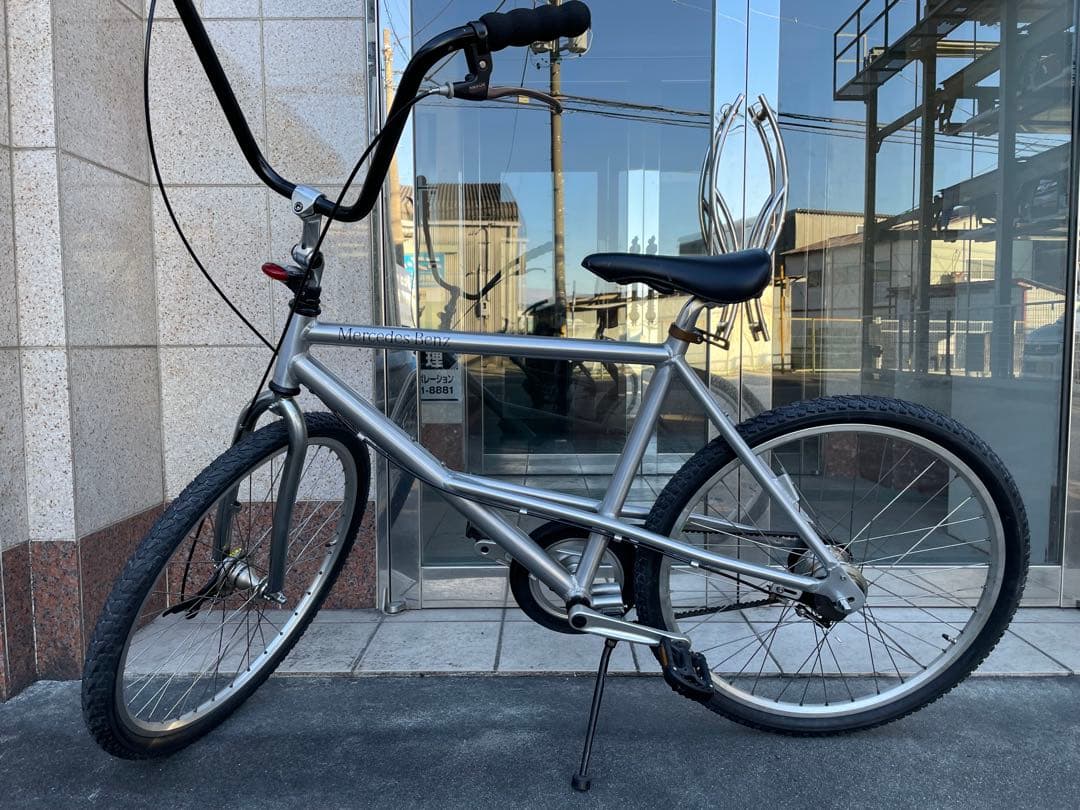 希少　ジャンク品　メルセデスベンツ　シルバー 自転車