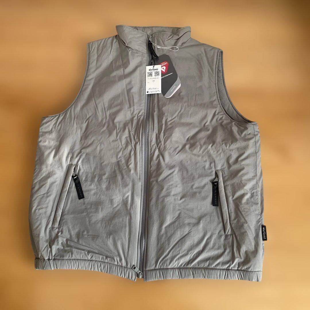 新品未使用！ワイルドシングス　ベスト　プリマロフト