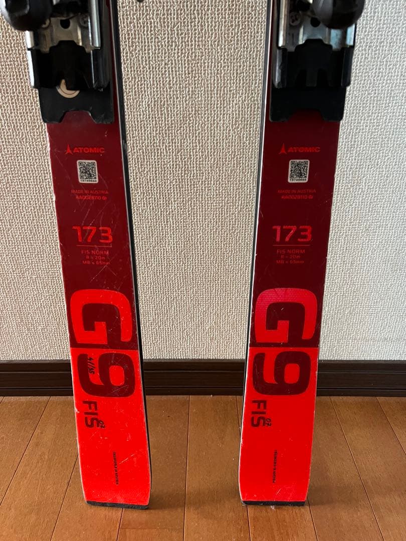 ATOMIC REDSTER G9 FIS スキー 板ビンディング付き