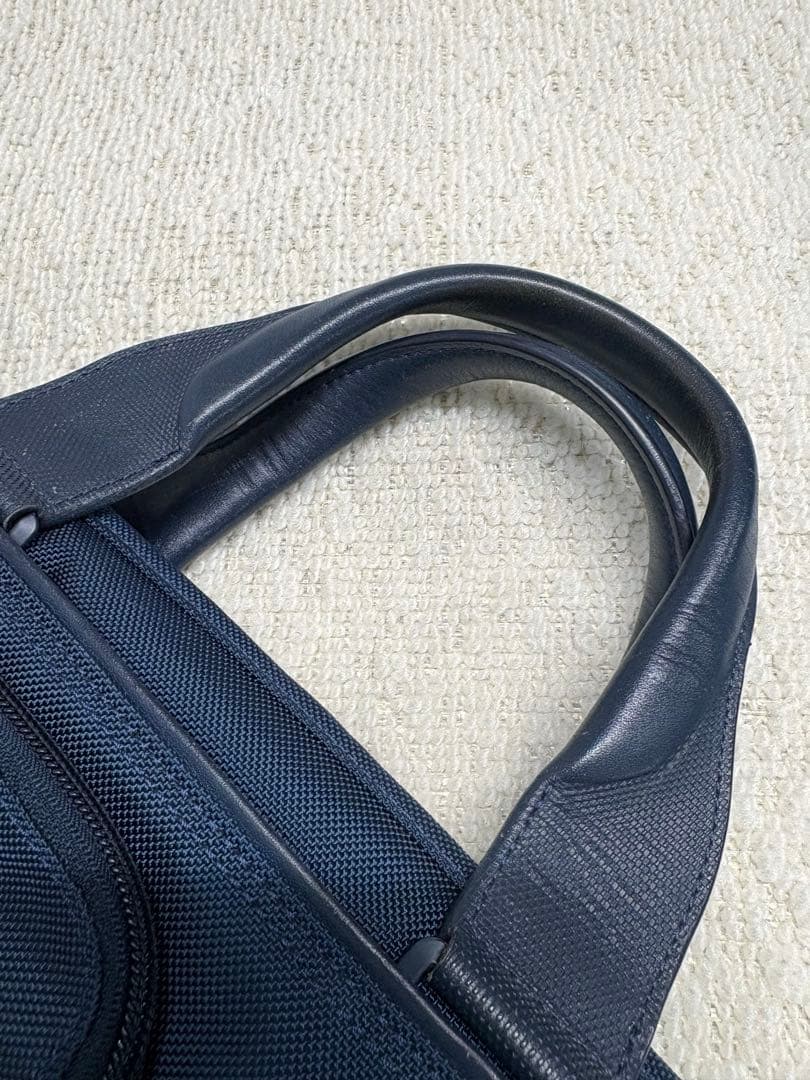 極美品★SHIPS別注TUMI 2way ALPHA3 ブリーフケース 紺