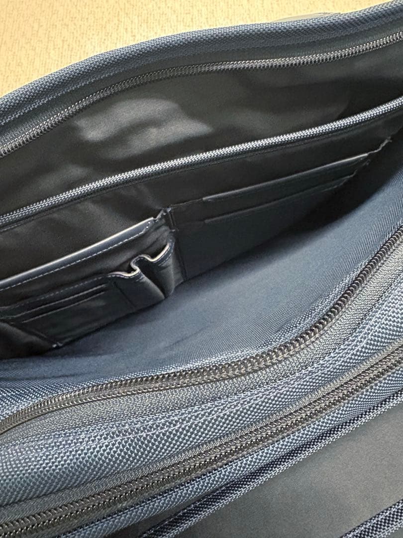 極美品★SHIPS別注TUMI 2way ALPHA3 ブリーフケース 紺