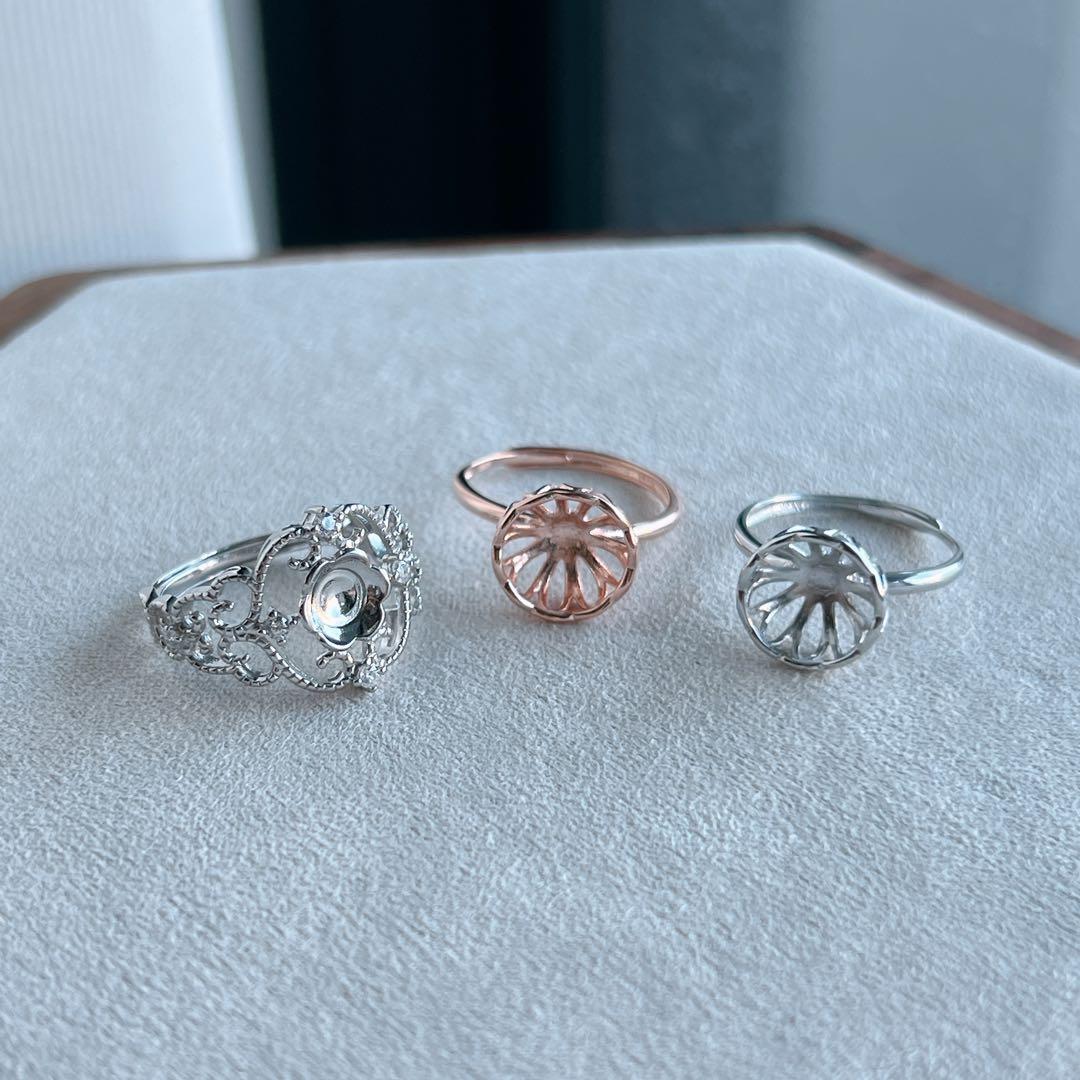 【ジョアぽん出品】s925指輪枠