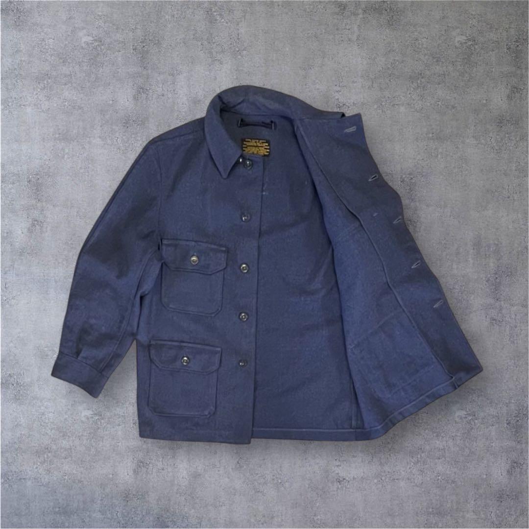 50S アメリカ軍 USAF \"A-1A\" 黒タグ 4ポケット ウールジャケット