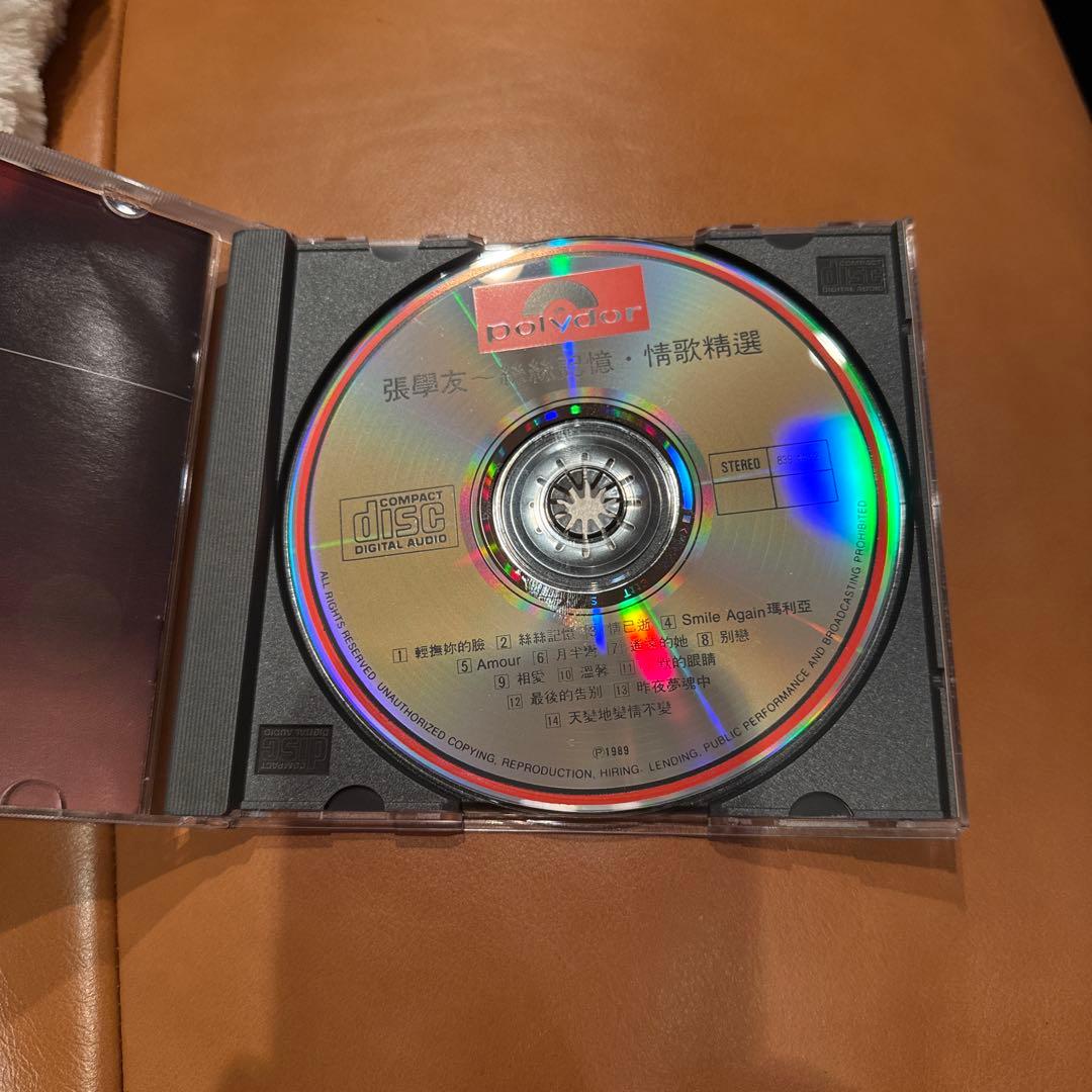 我最喜愛的...精選 張學友 CD