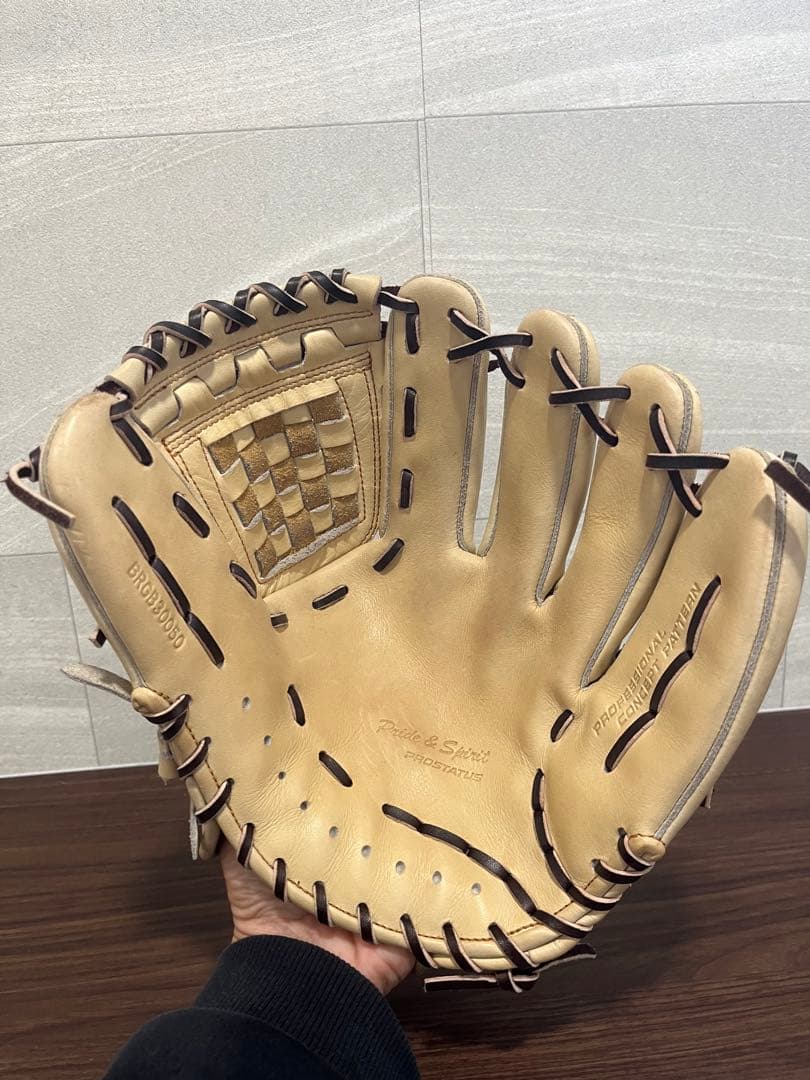 ZETT PROSTATUS 軟式グローブ クリーム色