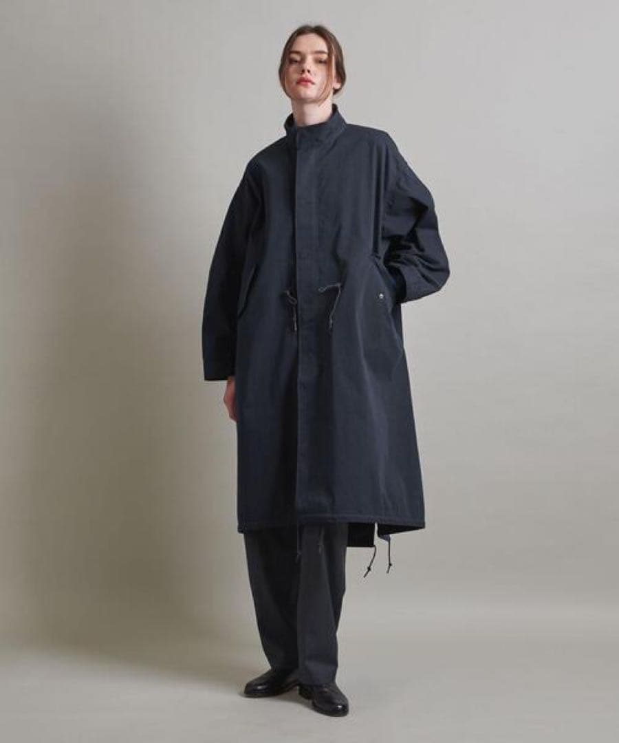 【LOEFF】スタンドカラー ミリタリーコート