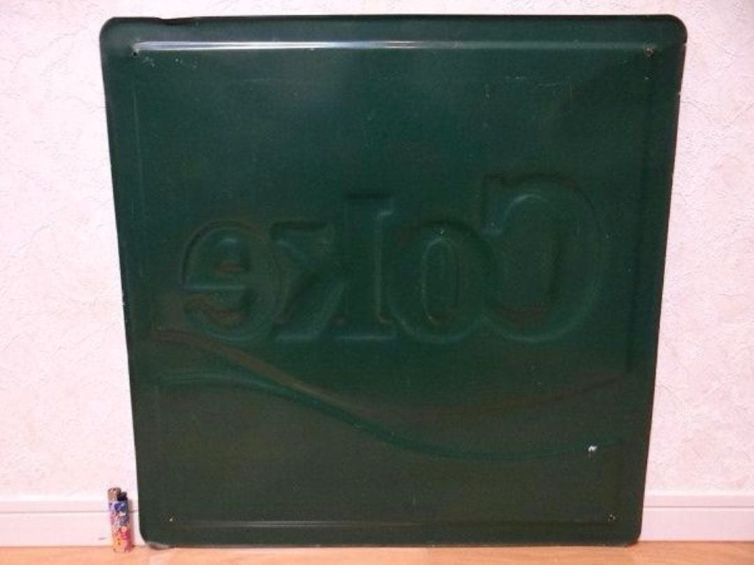 80年代 ビンテージ コカ・コーラ 看板 ホーロー 旧車 ガレージ 昭和 当時物